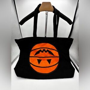 MARKET Upside down pumpkin face tote bag - Halloween